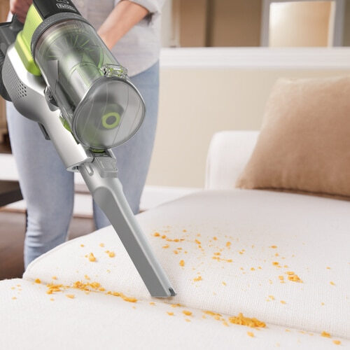 Black & Decker BHFEV362DA scopa elettrica Senza sacchetto 0,75 L Grigio, Lime