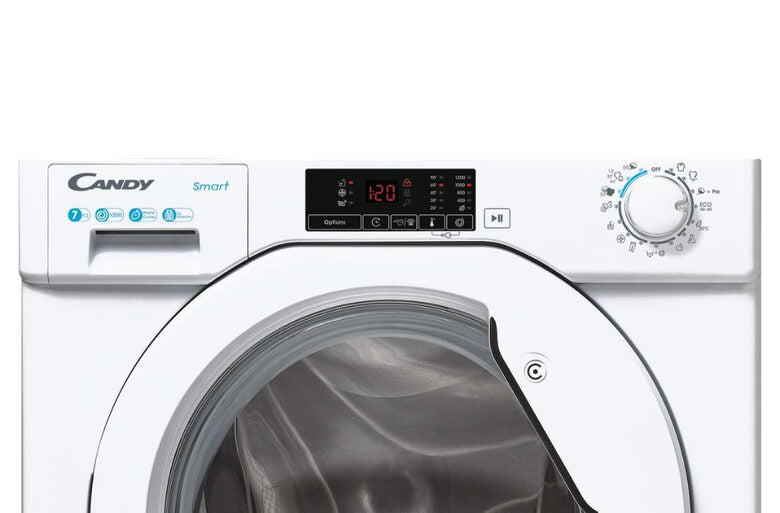 Candy Smart CBW 27D1E-S Lavatrice a Incasso Caricamento frontale 7 kg 1200 Giri/min D Bianco
