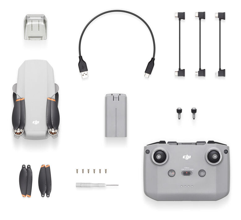 DJI Mini 2 Drone 4 rotori Quadrirotore 12 MP 3840 x 2160 Pixel 2250 mAh Nero, Bianco