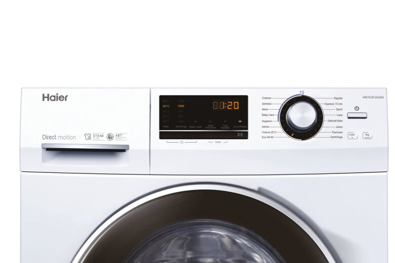 Haier Serie 636 HW70-B12636N lavatrice Caricamento frontale 7 kg 1200 Giri/min A Bianco