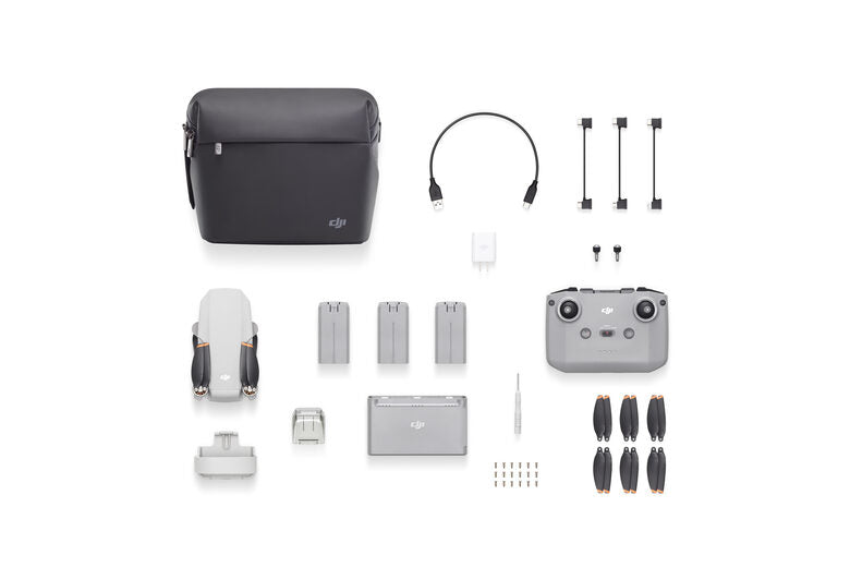 DJI Mini 2 Combo Drone 4 rotori Quadrirotore 12 MP 3840 x 2160 Pixel 2250 mAh Nero, Bianco