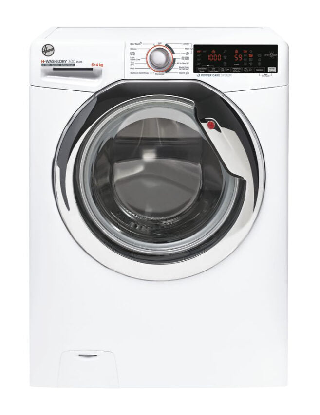 Hoover H-WASH 300 PLUS H3DS4464TAMCE-11 lavasciuga Libera installazione Caricamento frontale Bianco E