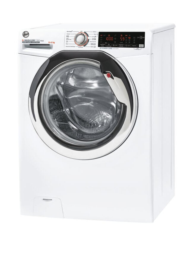 Hoover H-WASH 300 PLUS H3DS4464TAMCE-11 lavasciuga Libera installazione Caricamento frontale Bianco E
