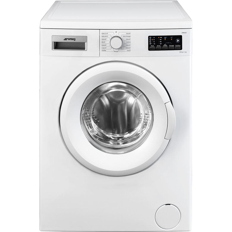 Smeg LBW60IT Lavatrice A Libera Installazione 6 Kg, 1000 Giri, Classe D, Bianco