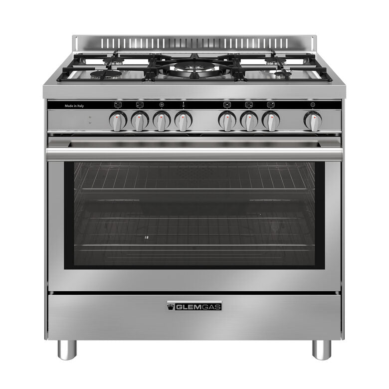 Glem Gas ST965MI cucina Elettrico Cromo, Acciaio inox