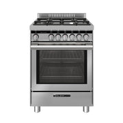 Glem Gas ST664VI cucina Elettrico/Gas Acciaio inox
