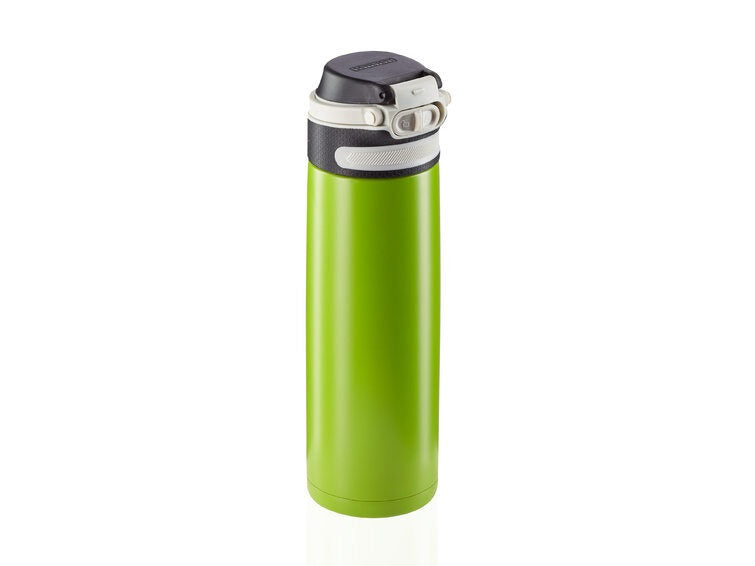 Leifheit 03277 tazza da viaggio 600 ml Nero, Verde Acciaio inossidabile