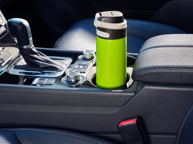 Leifheit 03277 tazza da viaggio 600 ml Nero, Verde Acciaio inossidabile