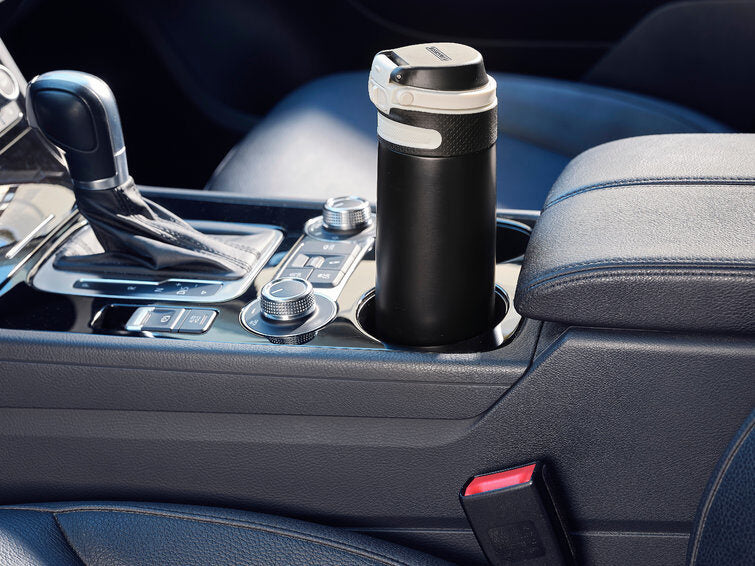 Leifheit 03271 tazza da viaggio 600 ml Nero Acciaio inossidabile