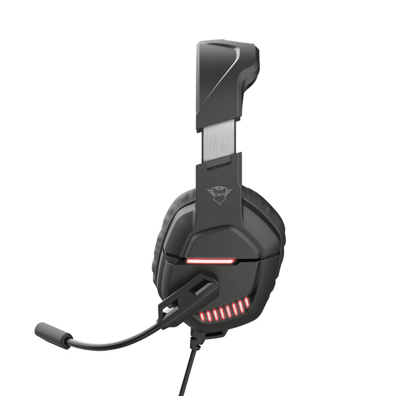 Trust GXT 448 Nixxo Auricolare Cablato A Padiglione Giocare USB tipo A Nero, Rosso