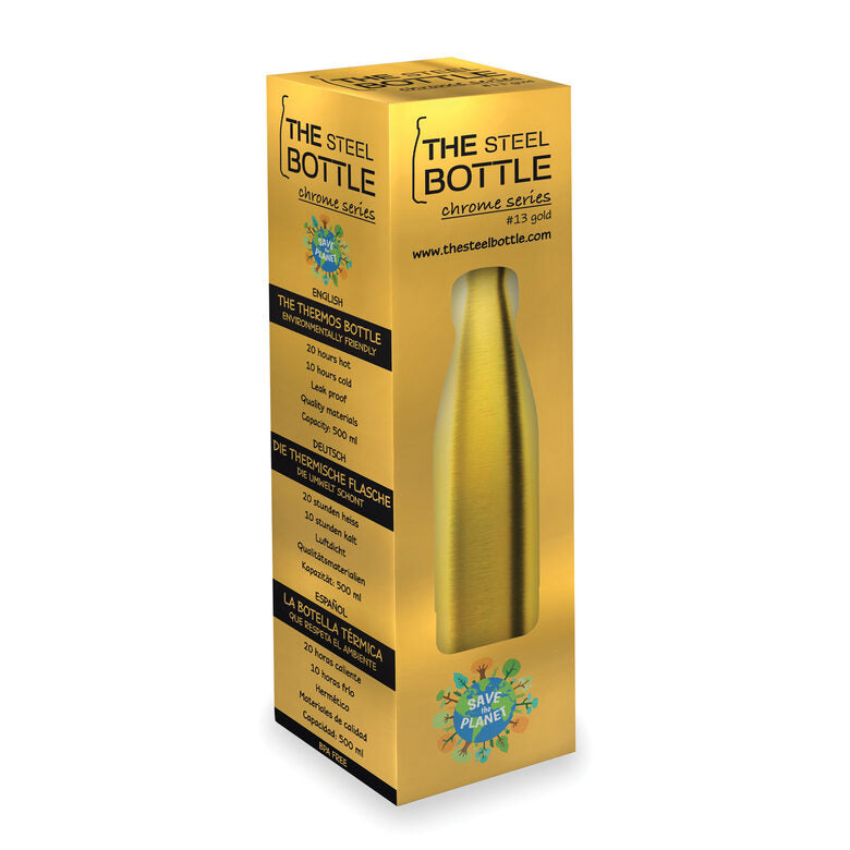 The Steel Bottle - Chrome Series 500 ml - Gold