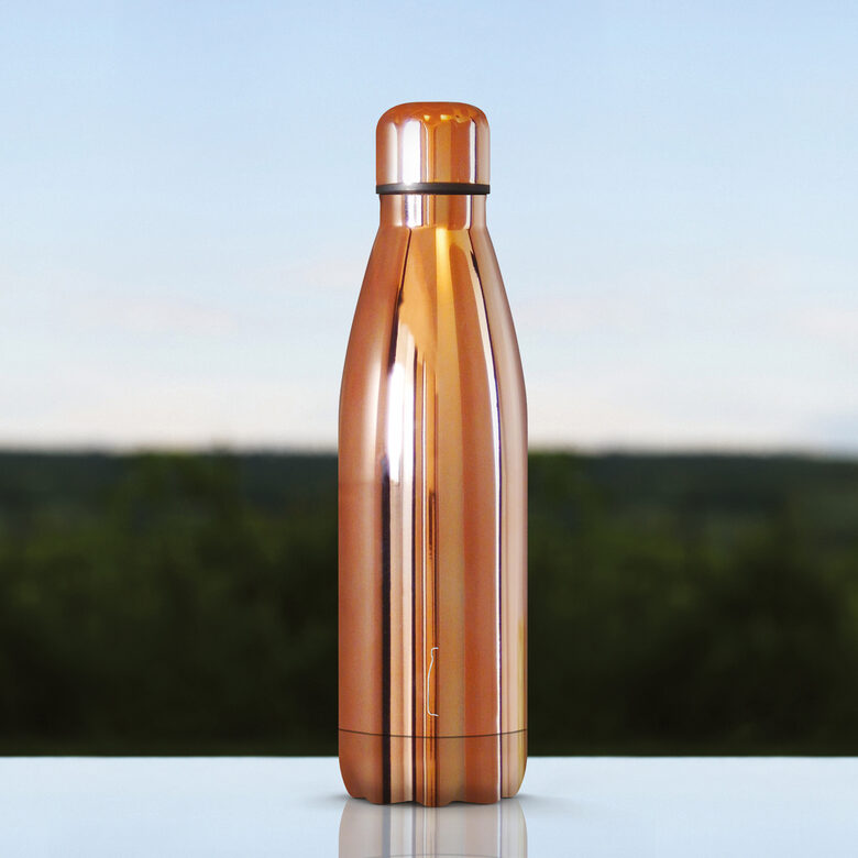 The Steel Bottle - Chrome Series 500 ml - Rose Gold