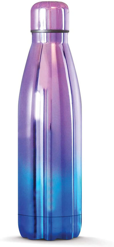 The Steel Bottle Chrome series Uso quotidiano 500 ml Acciaio inossidabile Blu, Porpora