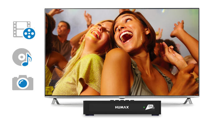 Humax Tivumax LITE decodificatore 1 sintonizzatore/sintonizzatori Cablato Nero