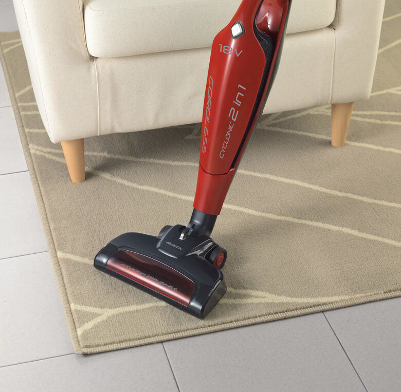 Ariete EVO 2 IN 1 CORDLESS Senza sacchetto 0,8 L 13,8 W Nero, Rosso