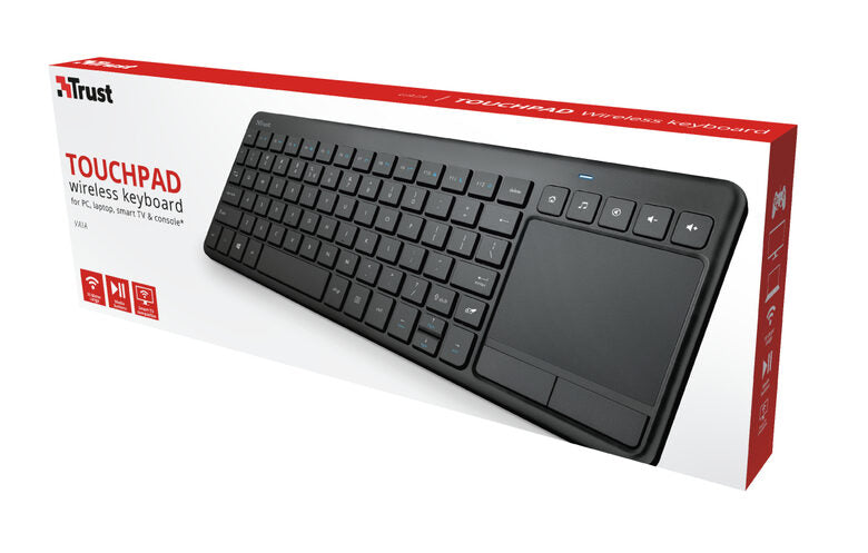 Trust Vaia tastiera RF Wireless QWERTY Italiano Nero