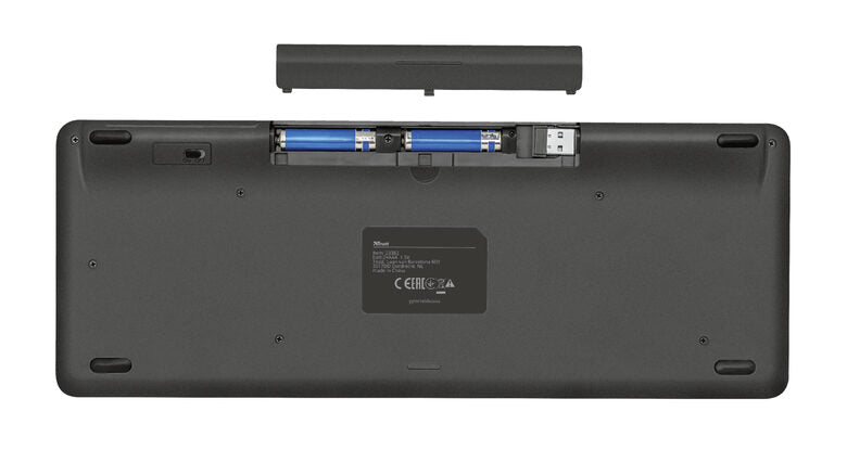 Trust Vaia tastiera RF Wireless QWERTY Italiano Nero