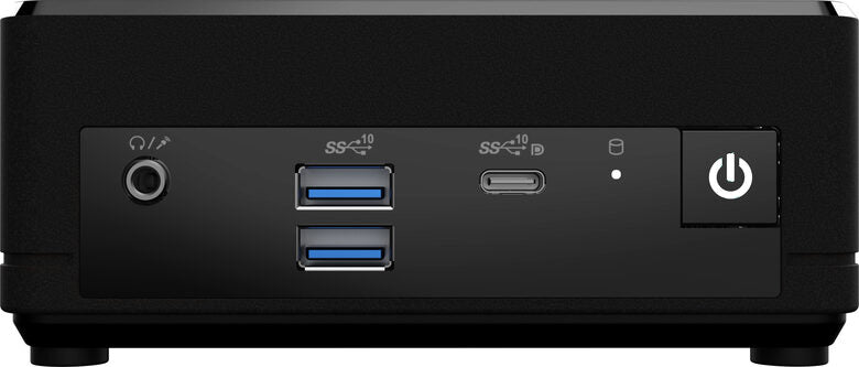 MSI Cubi N ADL-001EU Intel® N N200 4 GB DDR4-SDRAM 128 GB SSD Windows 11 Pro Mini PC Nero