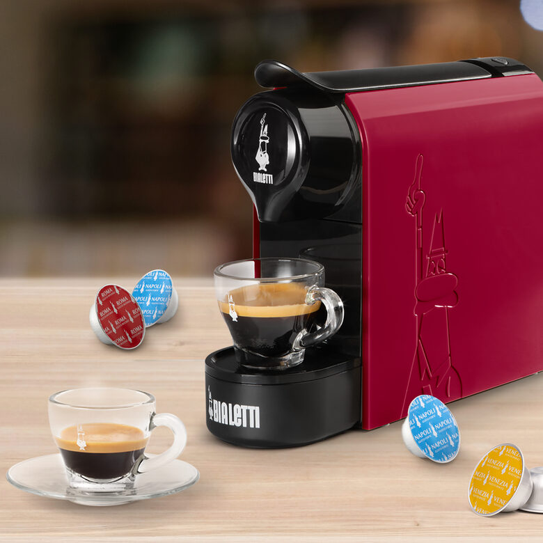 Bialetti Gioia Automatica Macchina per espresso 0,5 L Rosso Intenso