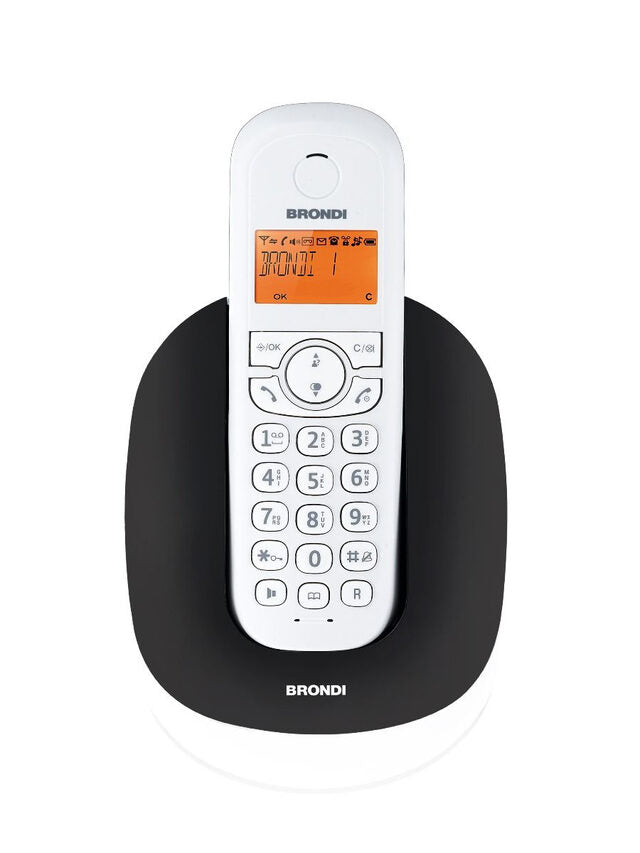 Brondi Manta DECT Telefono Cordless con Vivavoce Bianco