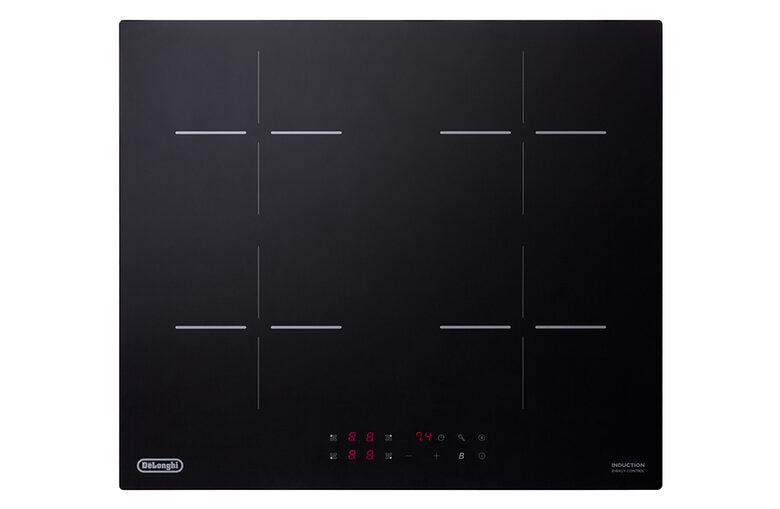 De’Longhi YLI 60 piano cottura Nero Da incasso 59 cm Piano cottura a induzione 4 Fornello(i)