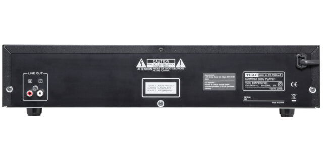 TEAC CD-P1260MKII lettore CD Lettore CD personale Nero