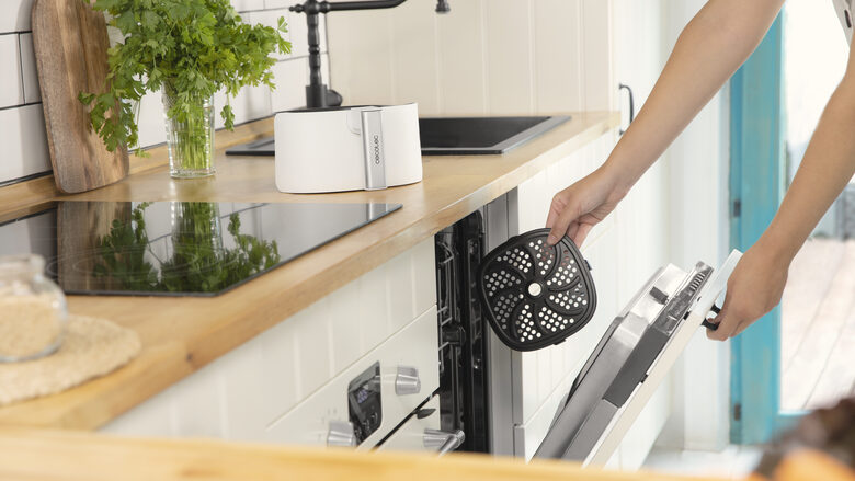 Cecotec CecoFry Deluxe Rapid Sun Singolo 2,5 L Indipendente 1400 W Friggitrice ad aria calda Bianco
