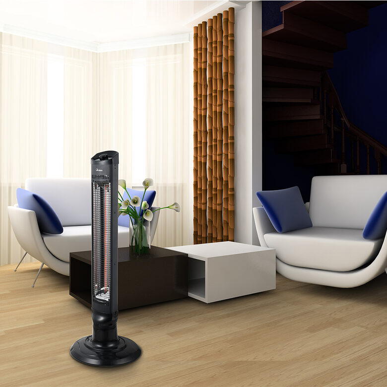 Ardes AR4B03 stufetta elettrica Interno Nero 1000 W Riscaldatore ambiente elettrico a infrarossi