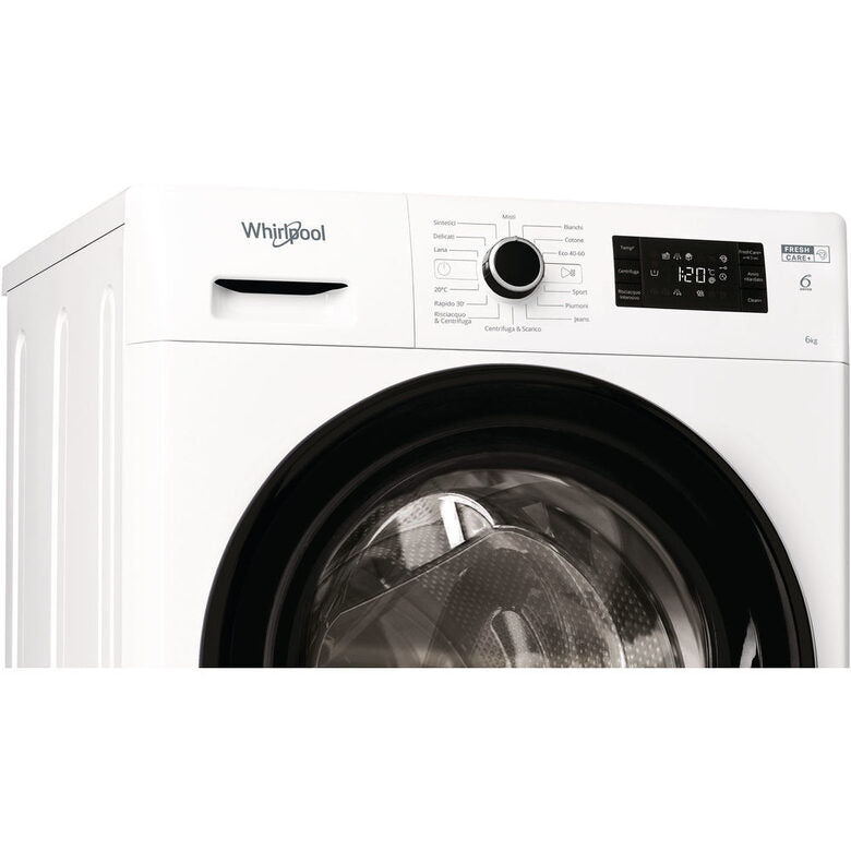 Whirlpool FWSG 61251 B IT N lavatrice Caricamento frontale 6 kg 1200 Giri/min F Bianco