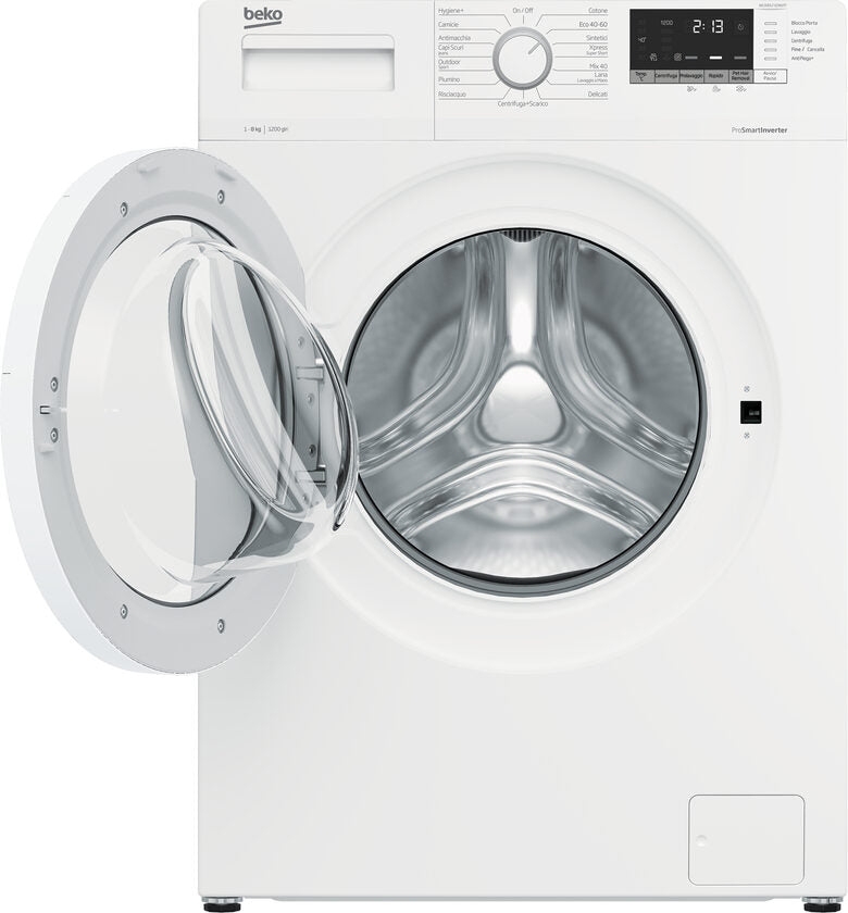 Beko WUX81232WI/IT lavatrice Caricamento frontale 8 kg 1200 Giri/min C Bianco