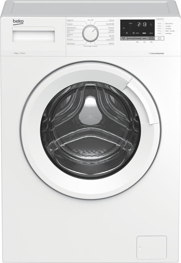 Beko WUX81232WI/IT lavatrice Caricamento frontale 8 kg 1200 Giri/min C Bianco