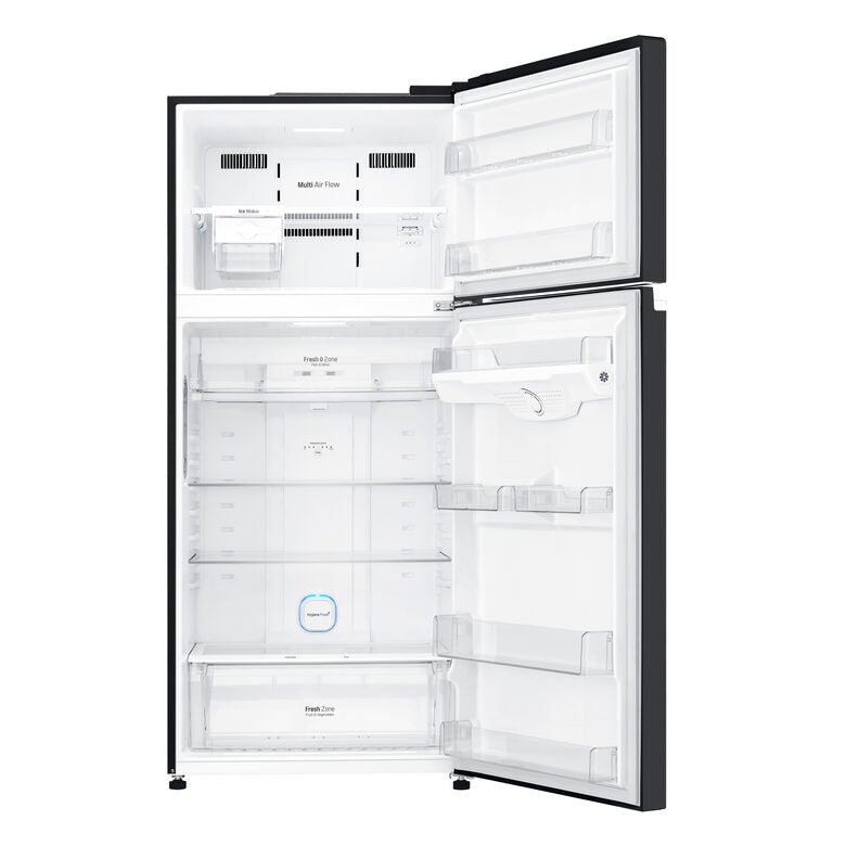 LG GTB744BMBED Frigorifero Combinato A Libera Installazione, No Frost Con Multi Air Flow, Tecnologia Linear Cooling™, Sistema Door Cooling™, Classe E, Nero