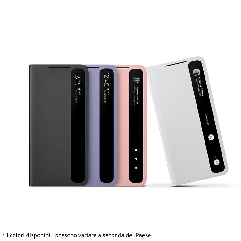 Samsung Galaxy S21+ 5G Smart Clear View Cover rivestimento antimicrobico