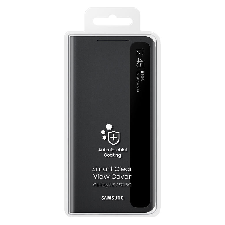 Samsung Galaxy S21 5G Smart Clear View Cover rivestimento antimicrobico