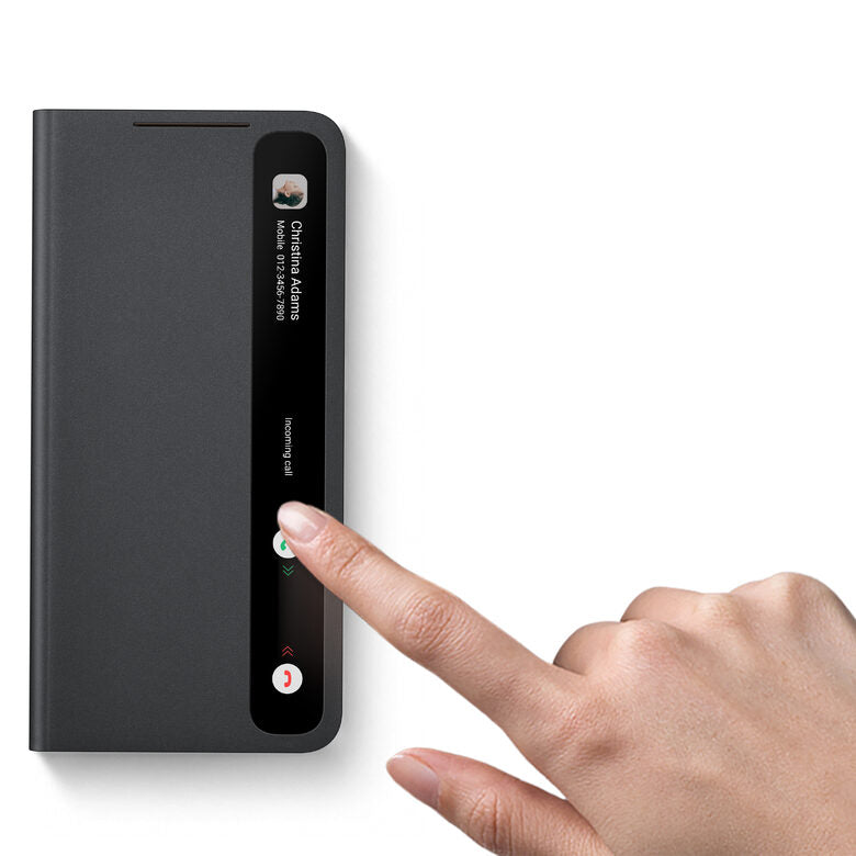 Samsung Galaxy S21 5G Smart Clear View Cover rivestimento antimicrobico