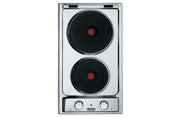 De’Longhi I 23-2 ER piano cottura Acciaio inossidabile Da incasso 30 cm Piastra sigillata 2 Fornello(i)