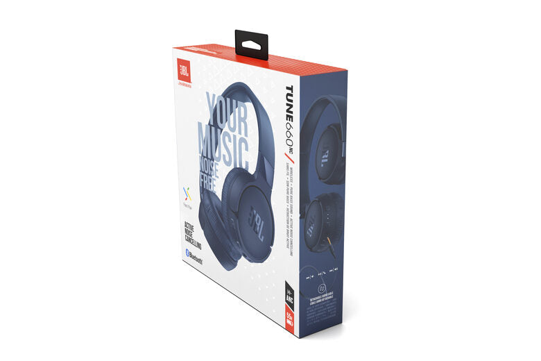 JBL Tune 660 NC Cuffie Wireless A Padiglione MUSICA Bluetooth Blu