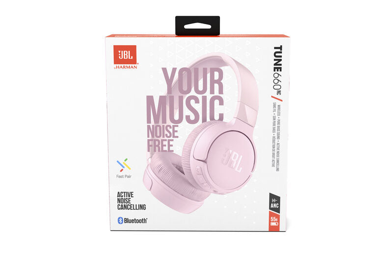 JBL Tune 660 NC Cuffie Wireless A Padiglione MUSICA Bluetooth Rosa