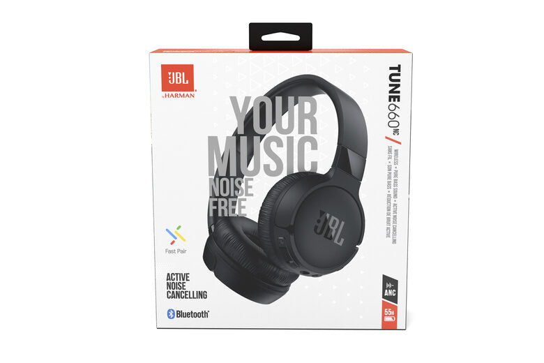 JBL Tune 660 NC Cuffie Wireless A Padiglione MUSICA Bluetooth Nero