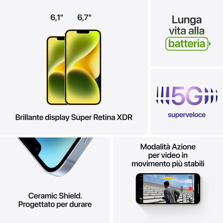 Apple iPhone 14 Plus 128GB Mezzanotte