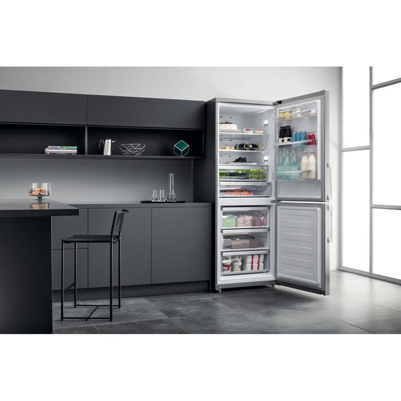 Hotpoint HA70BE 72 X frigorifero con congelatore Libera installazione 444 L E Acciaio inossidabile