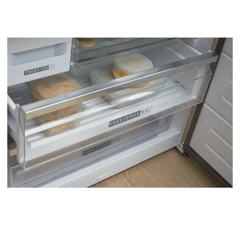 Whirlpool W84BE 72 X 2 frigorifero con congelatore Libera installazione 558 L E Acciaio inossidabile