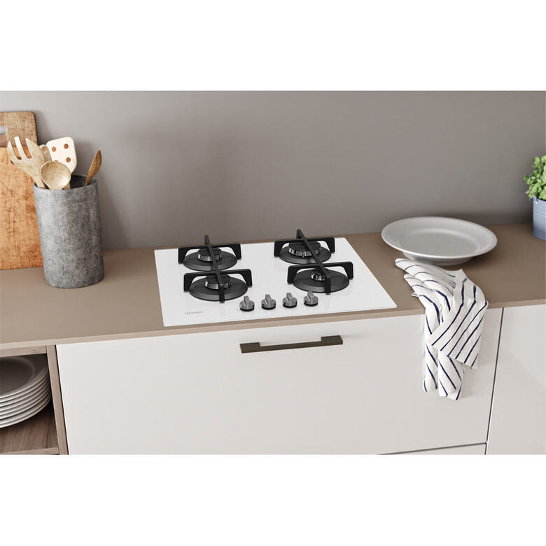Indesit ING 61T/WH Bianco Da incasso 59 cm Gas 4 Fornello(i)