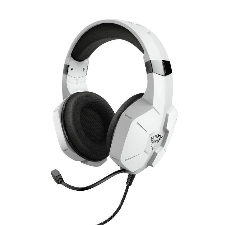 Trust GXT 323W Carus Auricolare Cablato A Padiglione Giocare Bianco