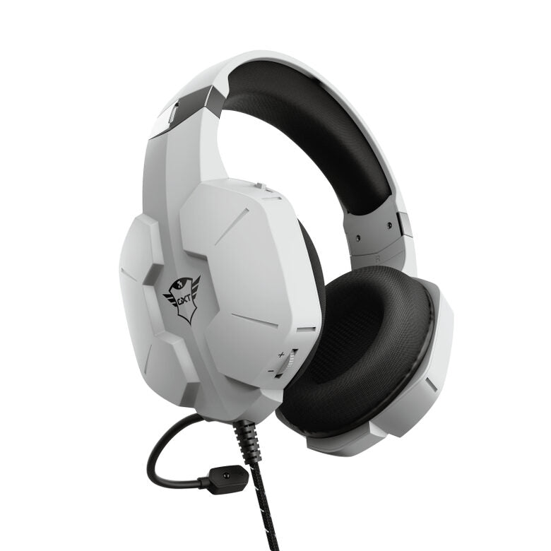 Trust GXT 323W Carus Auricolare Cablato A Padiglione Giocare Bianco