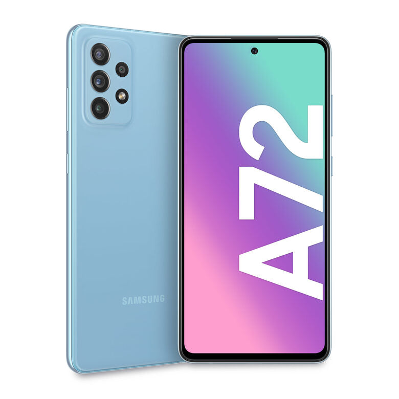 Samsung Galaxy A72 4G A72 128 GB Display 6.7” FHD+ Super AMOLED Awesome Blue