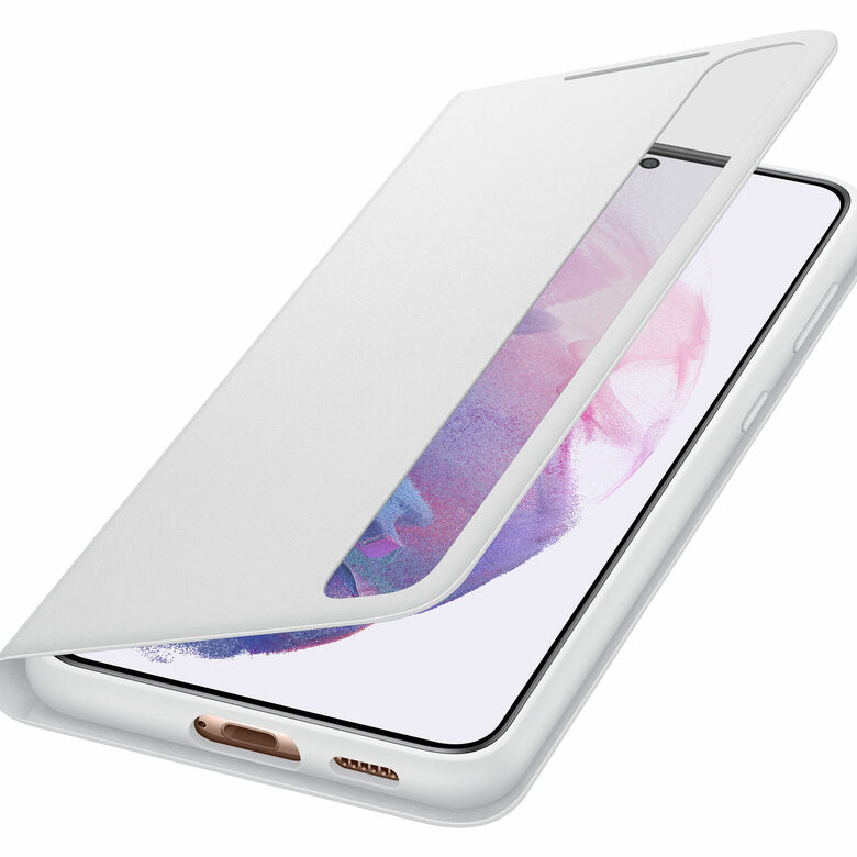 Samsung Clear View Cover per Galaxy S21+ 5G (2021), Light Gray