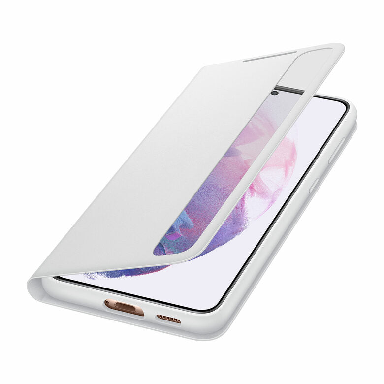 Samsung Clear View Cover per Galaxy S21+ 5G (2021), Light Gray