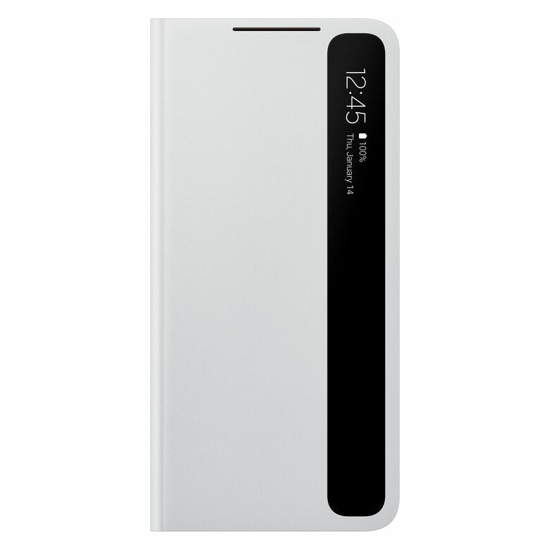 Samsung Clear View Cover per Galaxy S21+ 5G (2021), Light Gray