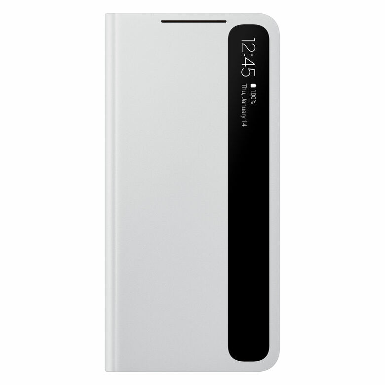 Samsung Clear View Cover per Galaxy S21 5G (2021), Light Gray